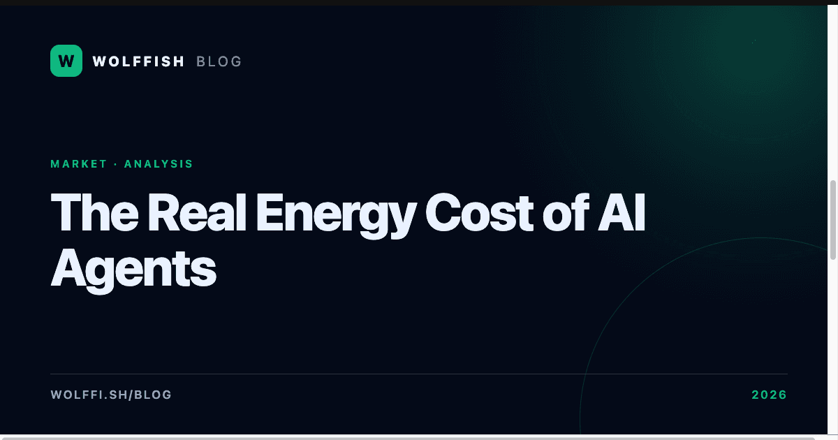The Real Energy Cost of AI Agents in 2026