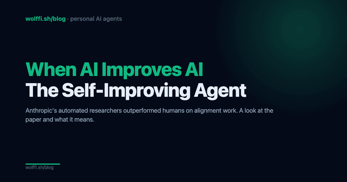 AI That Improves AI: What Self-Improving Agents Mean