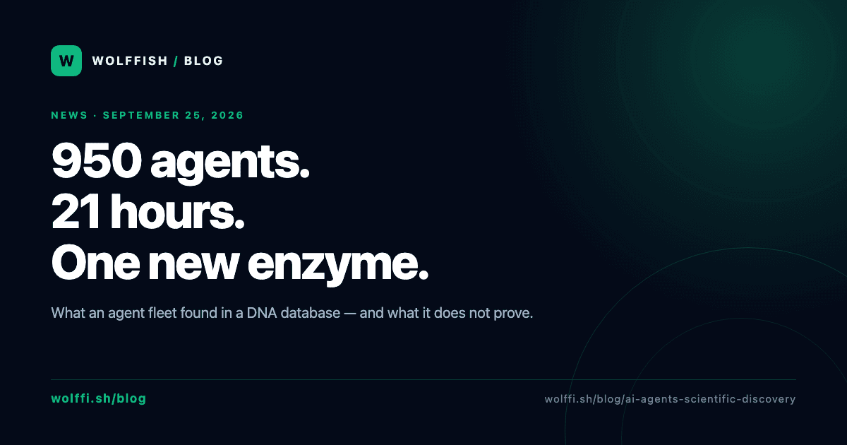 AI Agents Found a New Enzyme: Inside a 950-Agent Run