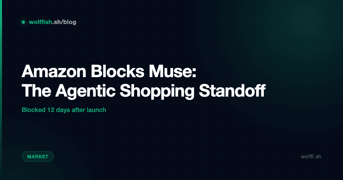 Amazon Blocks Muse: The Agentic Shopping Standoff