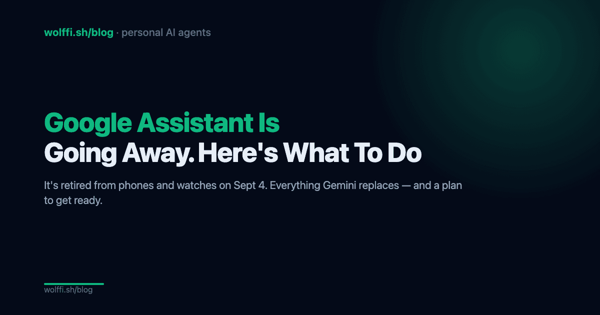 Google Assistant Shuts Down Sept 4: Your Checklist