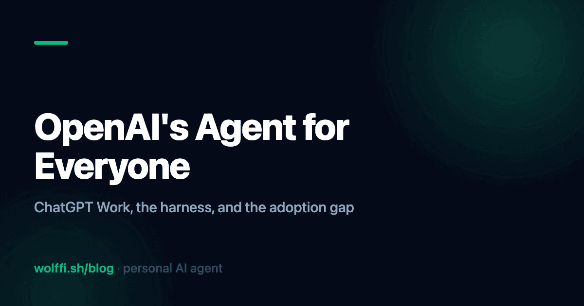 OpenAI's Agent for Everyone: ChatGPT Work Explained