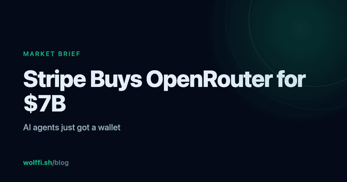 Stripe Buys OpenRouter for $7B — AI Agents Get a Wallet